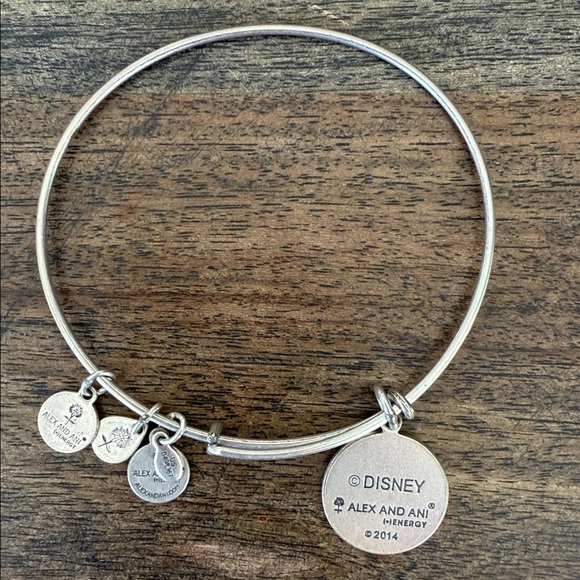 Alex and Ani Disney 2014 Silver Charm Bracelet with Sorcerer Mickey - Picture 3 of 3